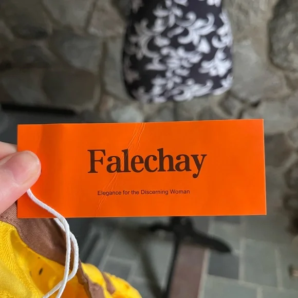 NWT Falechay Short Sleeve Blouse L - Picture 4 of 6